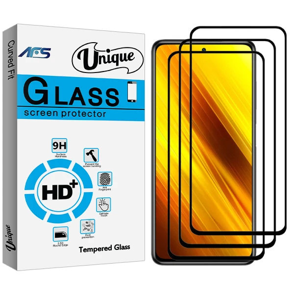 محافظ صفحه نمایش مات ای اف اس مدل Unique Glass مناسب برای گوشی موبایل شیائومی Poco X3 بسته سه عددی