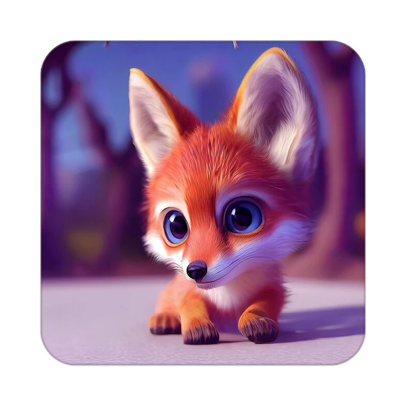 زیر لیوانی کاکتی طرح حیوانات کارتونی مدل mp28396