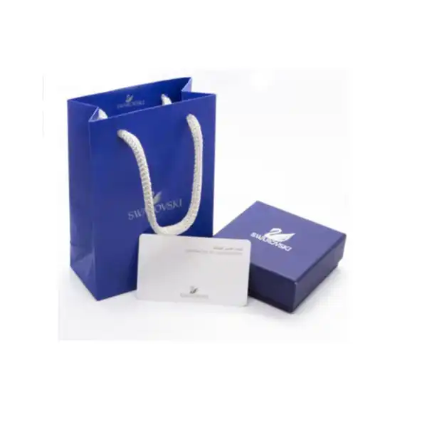 انگشتر نقره زنانه سواروسکی مدل پروانه و مکعب کد 458745