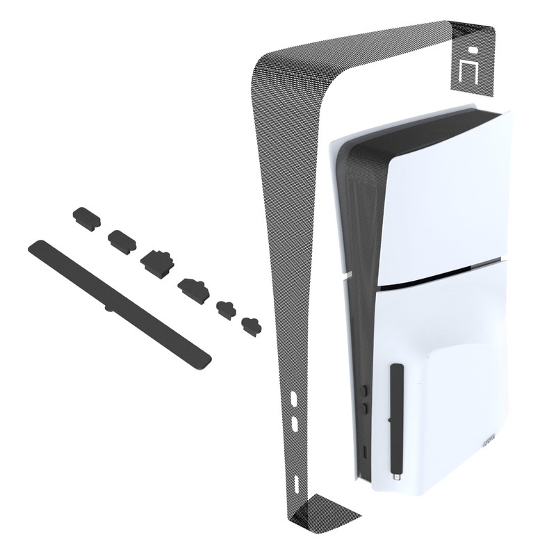 برچسب محافظ پلی استیشن5 اسلیم مدل 8in بسته 8عددی