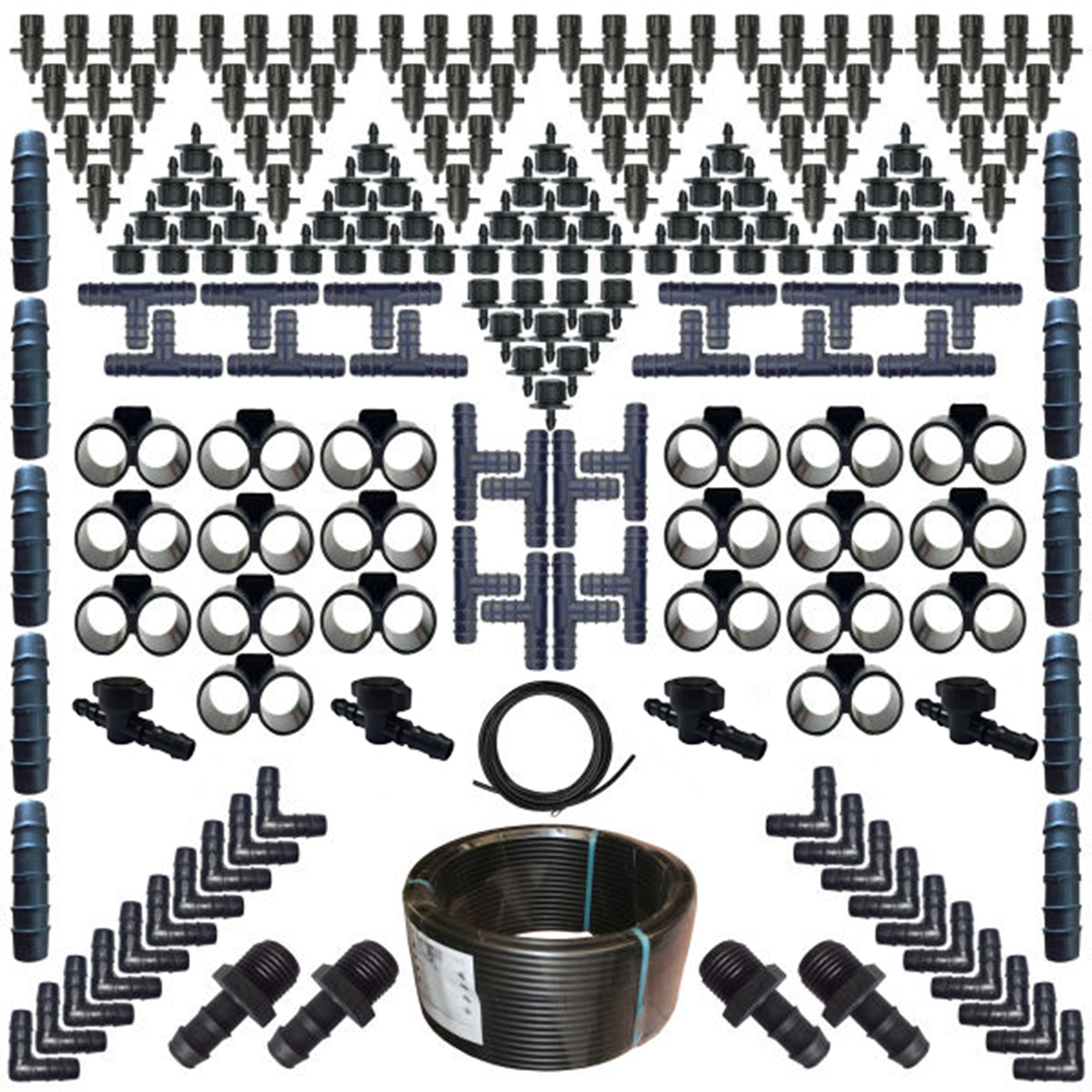 لوازم آبیاری قطره ای مدل X-200 مجموعه 200 عددی