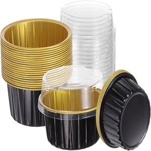 کپسول کاپ کیک مدل گرد درب دار  بسته 20 عددی