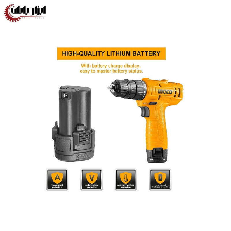 دریل پیچ گوشتی شارژی اینکو مدل CDLI12415-12V
