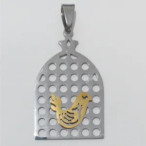 آویز گردنبند زنانه مدل مرغ آمین