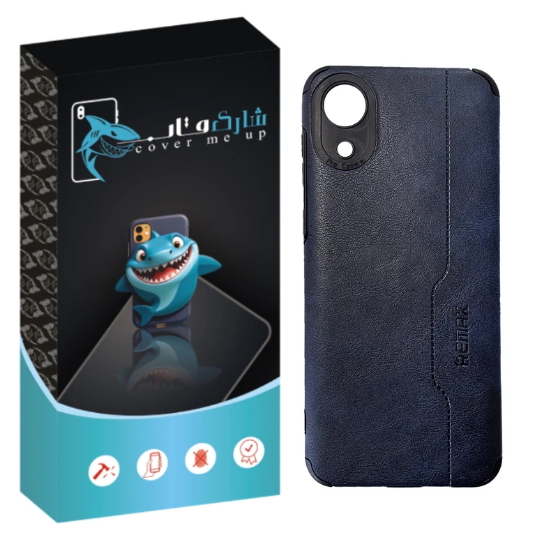 کاور شارک قاب مدل چرم RMX مناسب برای گوشی موبایل سامسونگ Galaxy A03 Core