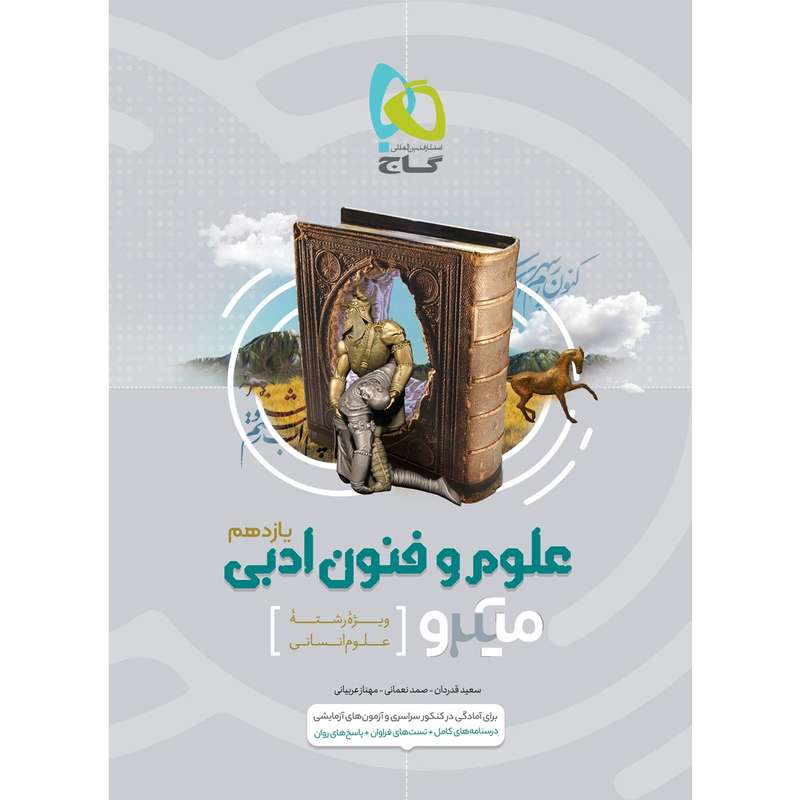 کتاب علوم و فنون ادبی یازدهم انسانی سری میکرو طبقه بندی اثر جمعی از نویسندگان انتشارات بین المللی گاج