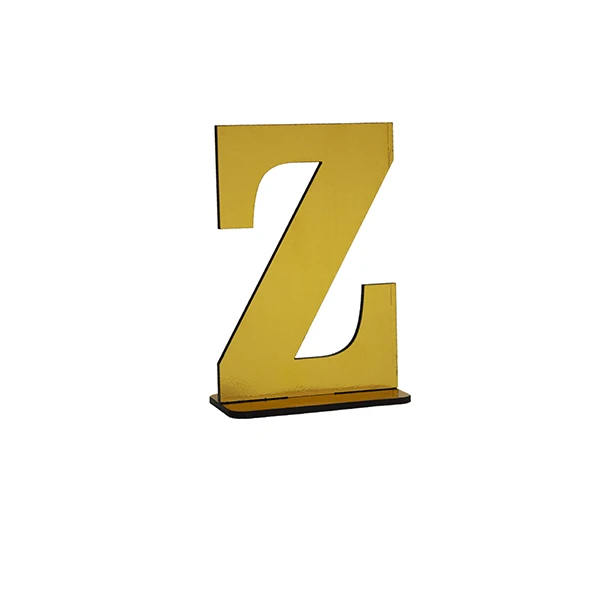 استند رومیزی تزیینی طرح حرف Z