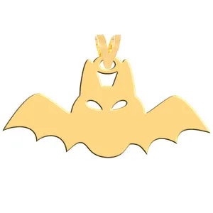 آویز گردنبند طلا 18 عیار زنانه فرشته مدل خفاش   WNL-000479