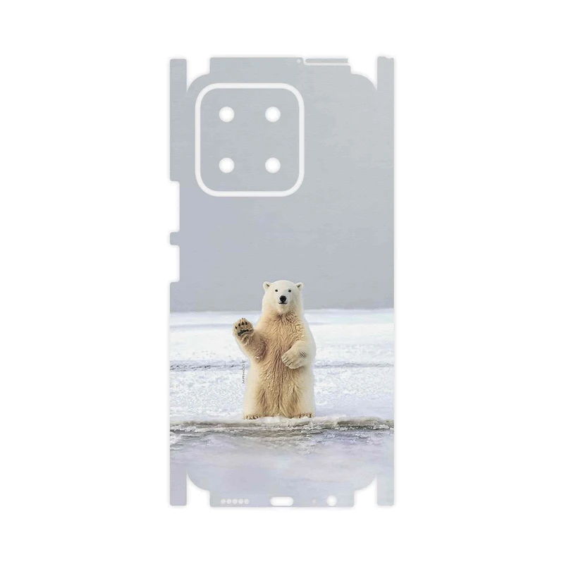 برچسب پوششی ماهوت مدل Polar_bear-FullSkin مناسب برای گوشی موبایل آنر X5b