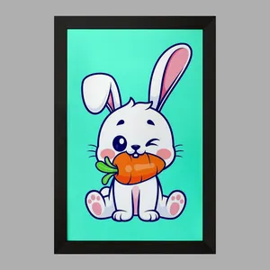 تابلو خندالو مدل خرگوش کد 26225