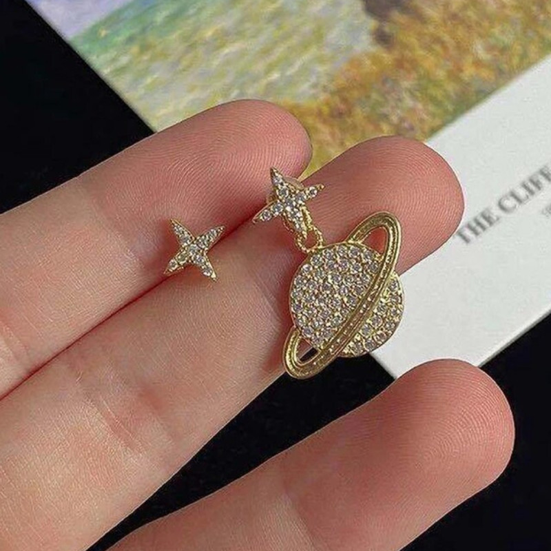 گوشواره زنانه مدل زحل گوشواره زنانه مدل زحل