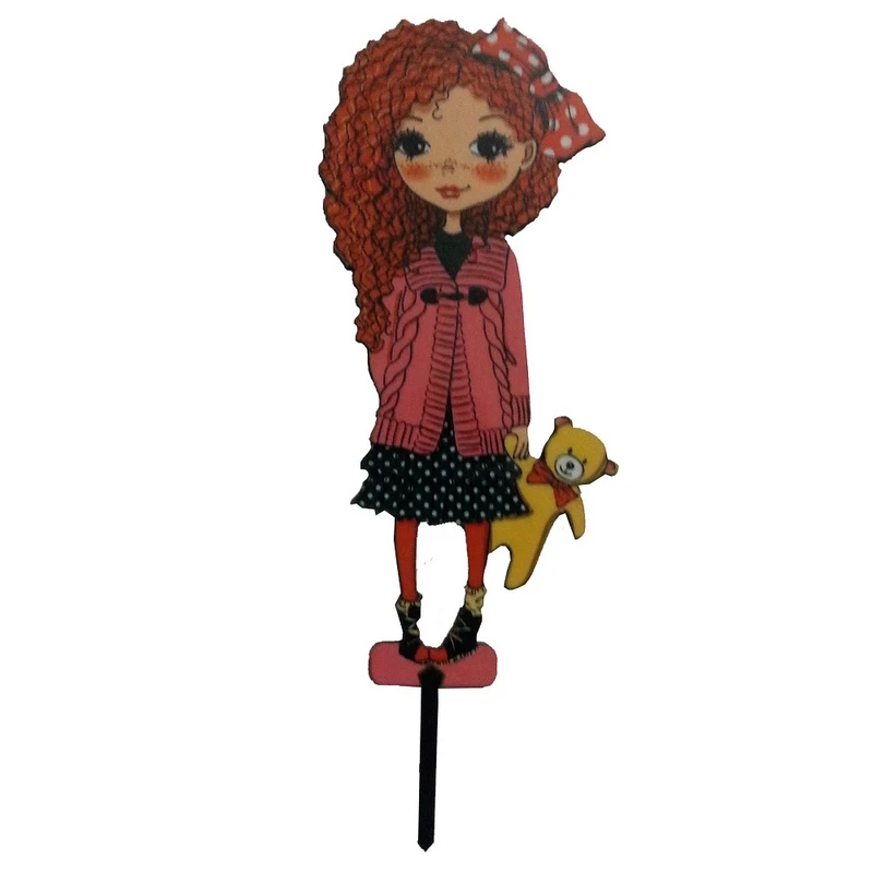 تاپر تزیین کیک به گز مدل fashio girl