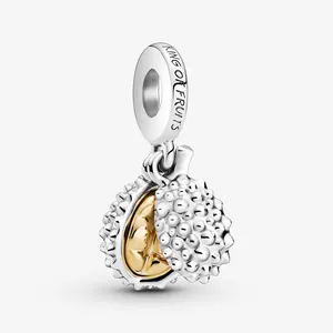 آویز دستبند و گردنبند نقره زنانه پاندورا مدل Durian Fruit Dangle