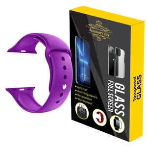   بند اکسسوری لند مدل A-Silicon مناسب برای اپل واچ 49 / 45 / 44 میلی متری