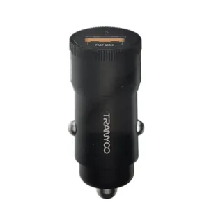 شارژر فندکی  18 وات ترانیو مدل 5A کد T-C21