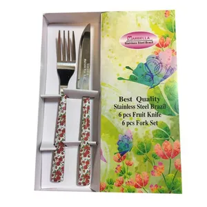 سرویس کارد و چنگال میوه خوری 12 پارچه ماربلا مدل 103