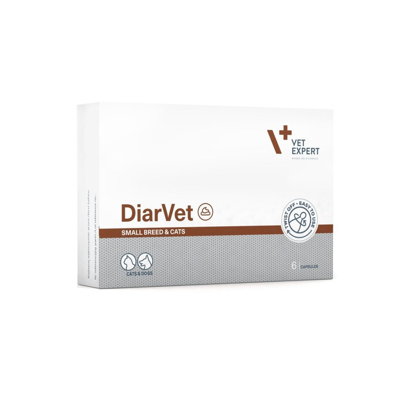 مکمل ضداسهال سگ و گربه وت اکسپرت مدل Diarvet بسته 6 عددی