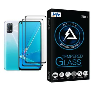 PK Delta Glass MIX002 Screen Protector For Oppo A92 Pack Of 2