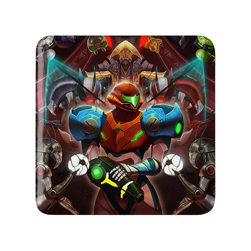 پیکسل خندالو طرح بازی متروید (Metroid) مدل مربعی کد 35678