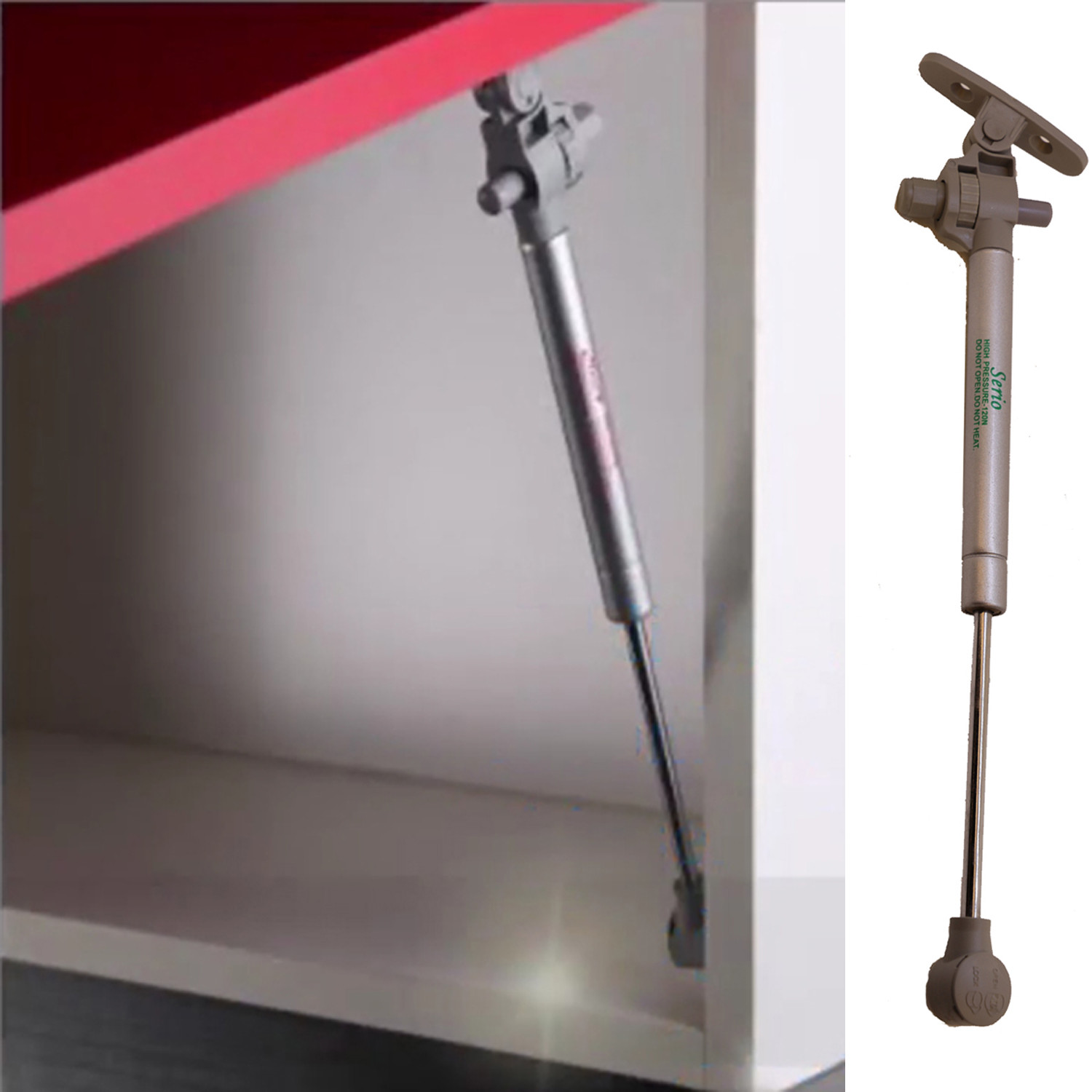 جک کابینت آرام بند سریو مدل SERIO-120N بسته ۲ عددی