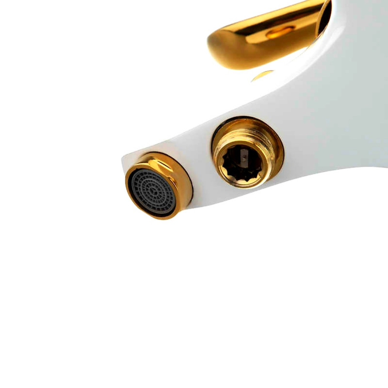 شیر حمام شیرالات رز مدل بیزانس به همراه علم دوش