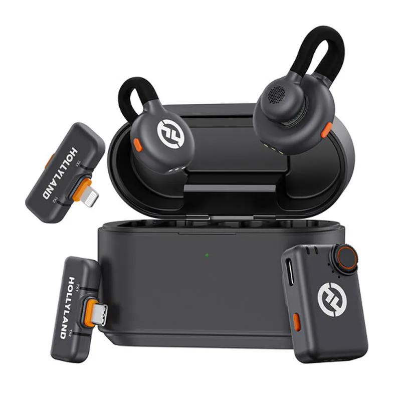 میکروفن بی سیم هالی لند مدل Lark M2S Ultimate Combo با درگاه اتصال USB-C و Lightning و TRS