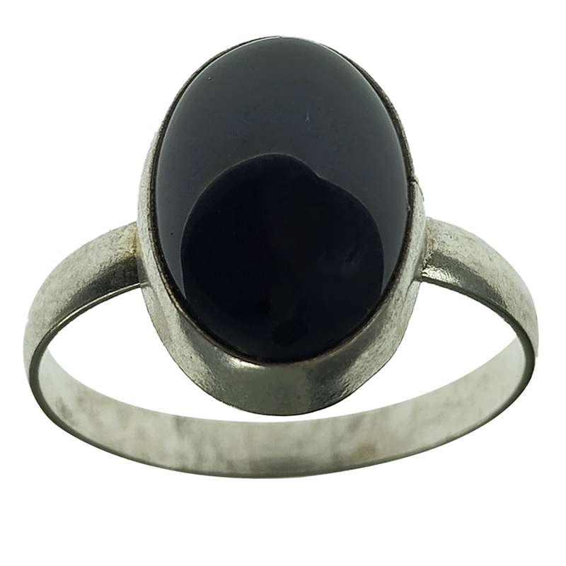 انگشتر نقره زنانه سلین کالا مدل عقیق تربت و حرزدار کد 40