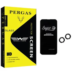 Waily Nice Pergas SuperD Screen Protector For Apple  iPhone 13 With Camera Lens Protector