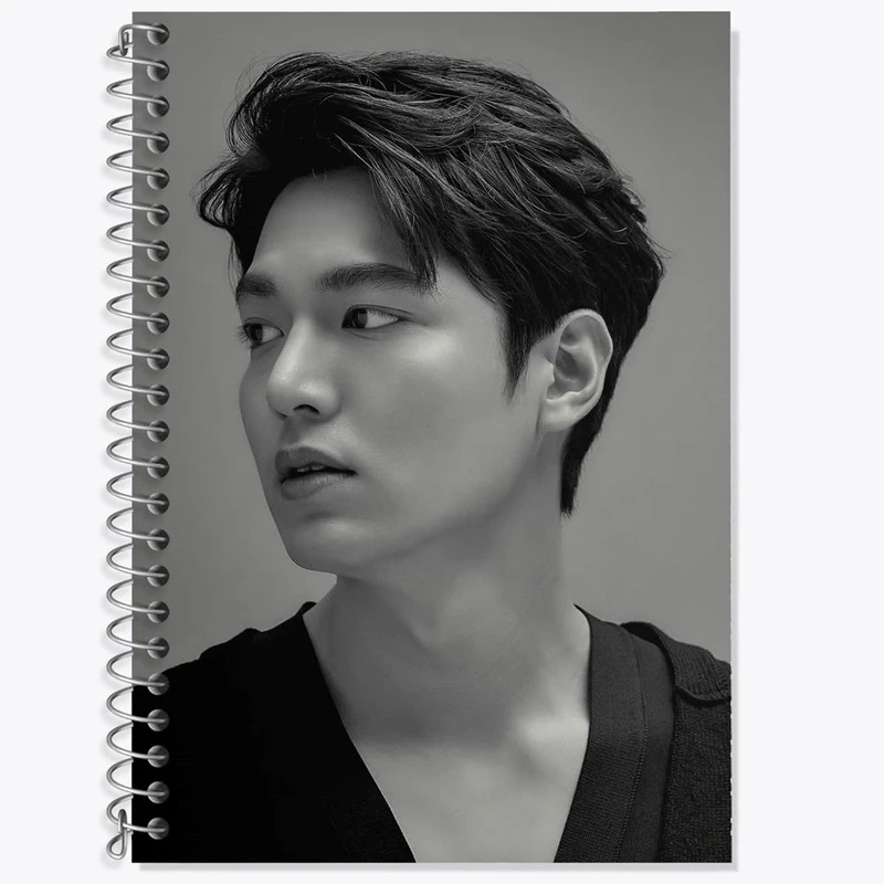 دفتر زبان 50 برگ خندالو مدل سه خط طرح لی مین هو Lee min ho کد 20889