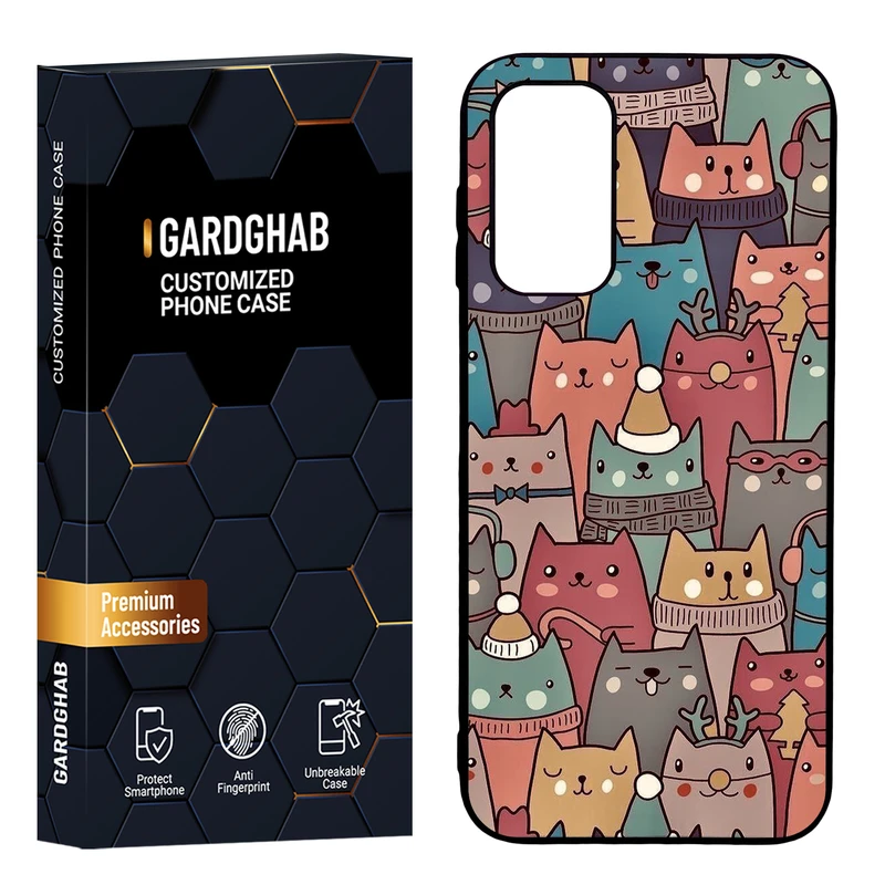 کاور گارد قاب مدل پشت گلس فانتزی مناسب برای گوشی موبایل سامسونگ Galaxy A14