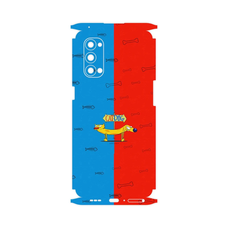 برچسب پوششی ماهوت مدل CatDog-FullSkin مناسب برای گوشی موبایل اپو Reno4 Pro 5G