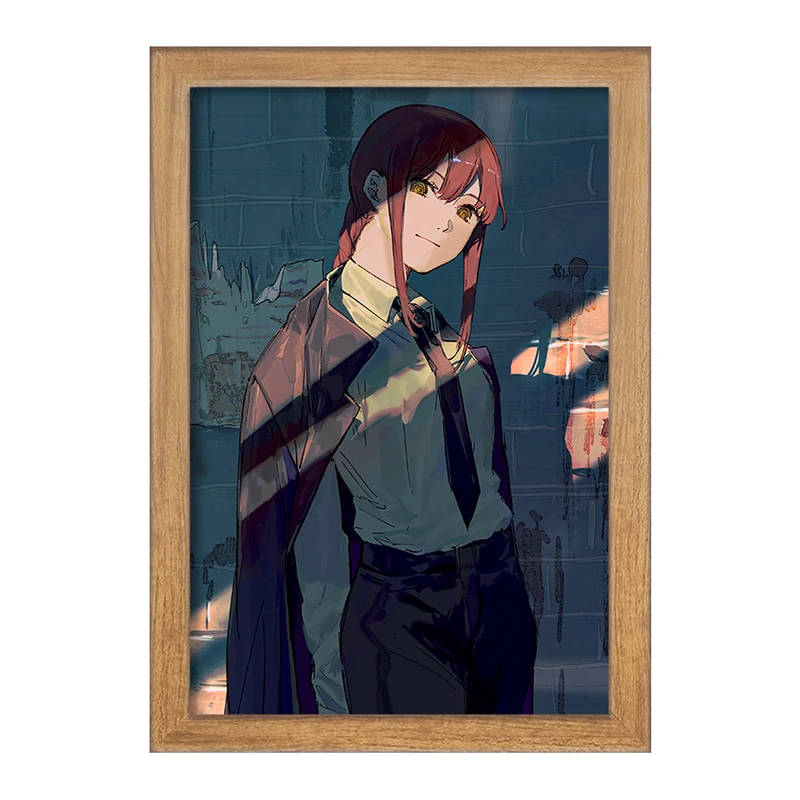 تابلو خندالو مدل ماکیما انیمه مرد اره ای Chainsaw Man  کد 17880