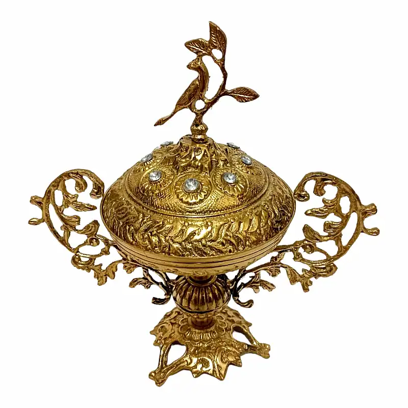 شکلات خوری برنزی مدل گنجشک کد H-1142