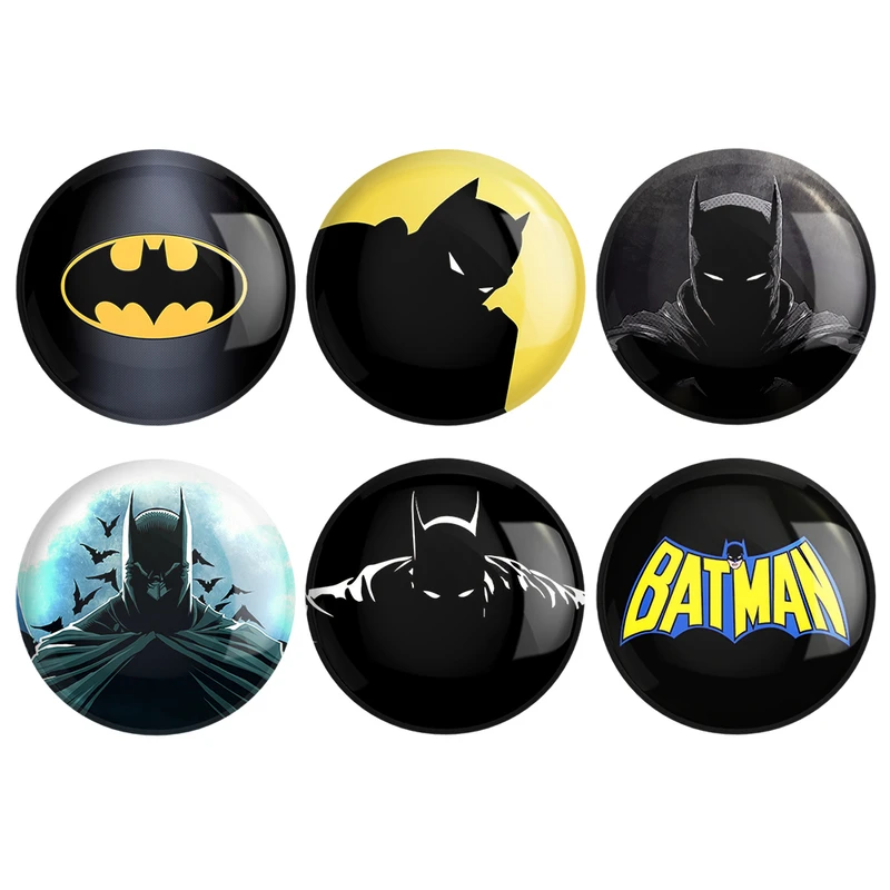 مگنت خندالو طرح بتمن Batman کد 1523B مجموعه 6 عددی