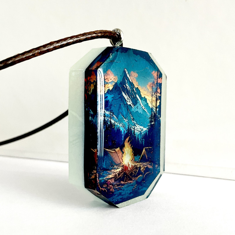 گردنبند مدل شب تاب کد AC140