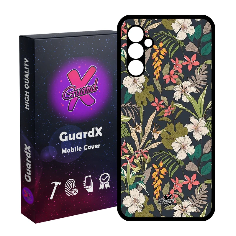 کاور گارد ایکس طرح گل مدل Glass10222 مناسب برای گوشی موبایل سامسونگ Galaxy A24/A24 4G/M34 5G