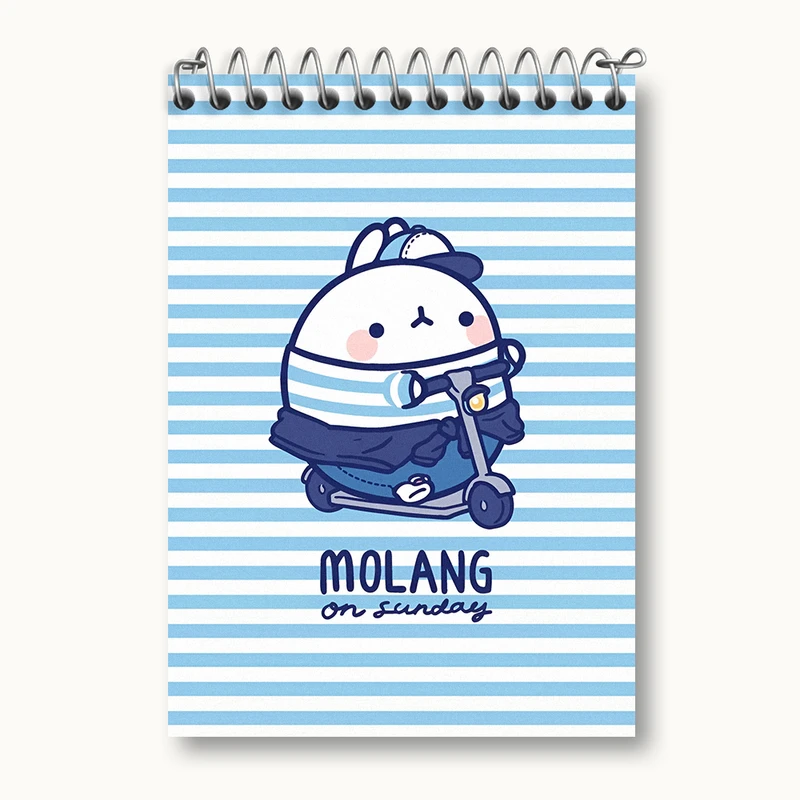 دفتر یادداشت 50 برگ خندالو طرح مولانگ (Molang) کد N3721