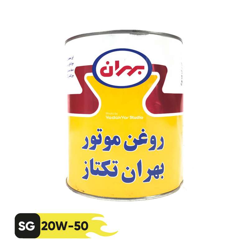 روغن موتور خودرو بهران مدل تکتاز 20W50 حجم 3.785 لیتر