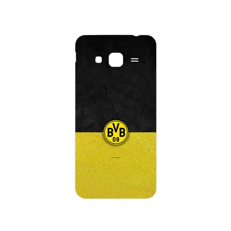برچسب پوششی ماهوت مدل Borussia Dortmund FC مناسب برای گوشی موبایل سامسونگ Galaxy J3 2016