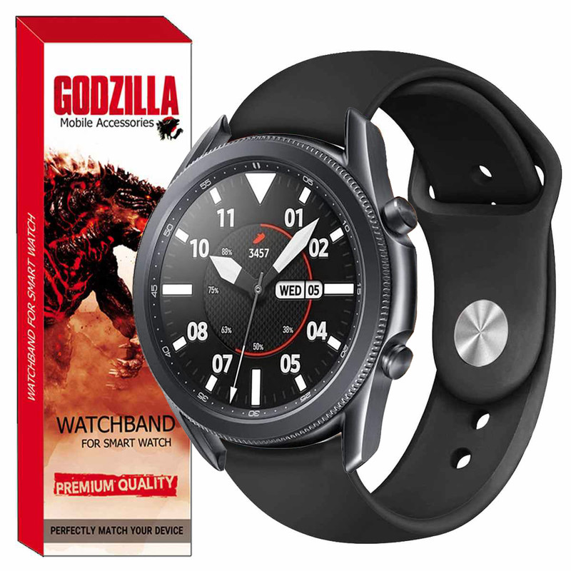 بند گودزیلا مدل SILICONE مناسب برای ساعت هوشمند سامسونگ Galaxy Watch3 SM-R840 45mm