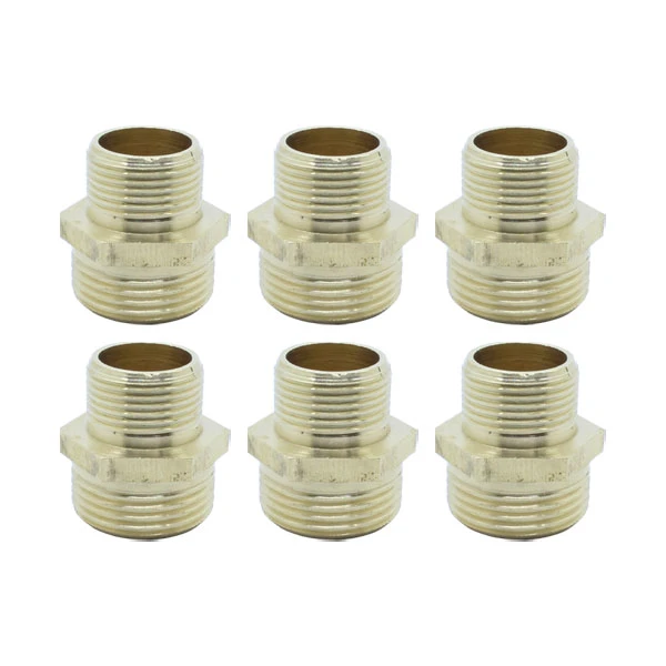 تبدیل دینا مدل برنجی سایز 1 - 3/4 اینچ بسته 6 عددی