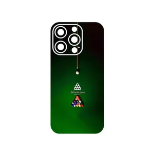 MAHOOT Pool Billiards Pro Cover Sticker for Apple iPhone 14 Pro