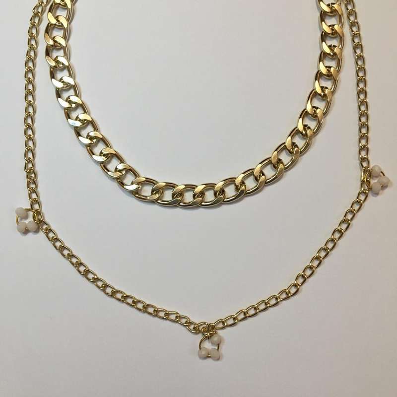 گردنبند زنانه مدل سنگ