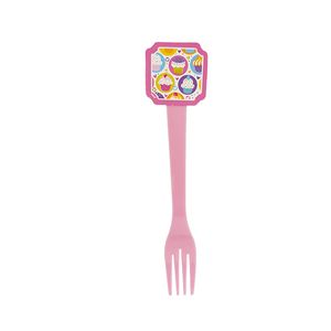 چنگال یکبار مصرف مدل کاپ کیک کد CupcakeF1 مجموعه 10 عددی