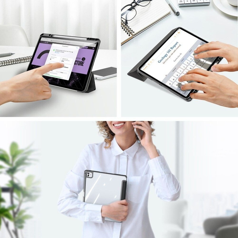 کیف کلاسوری بادیگارد مدل Toby مناسب برای تبلت اپل iPad Pro 13 2024