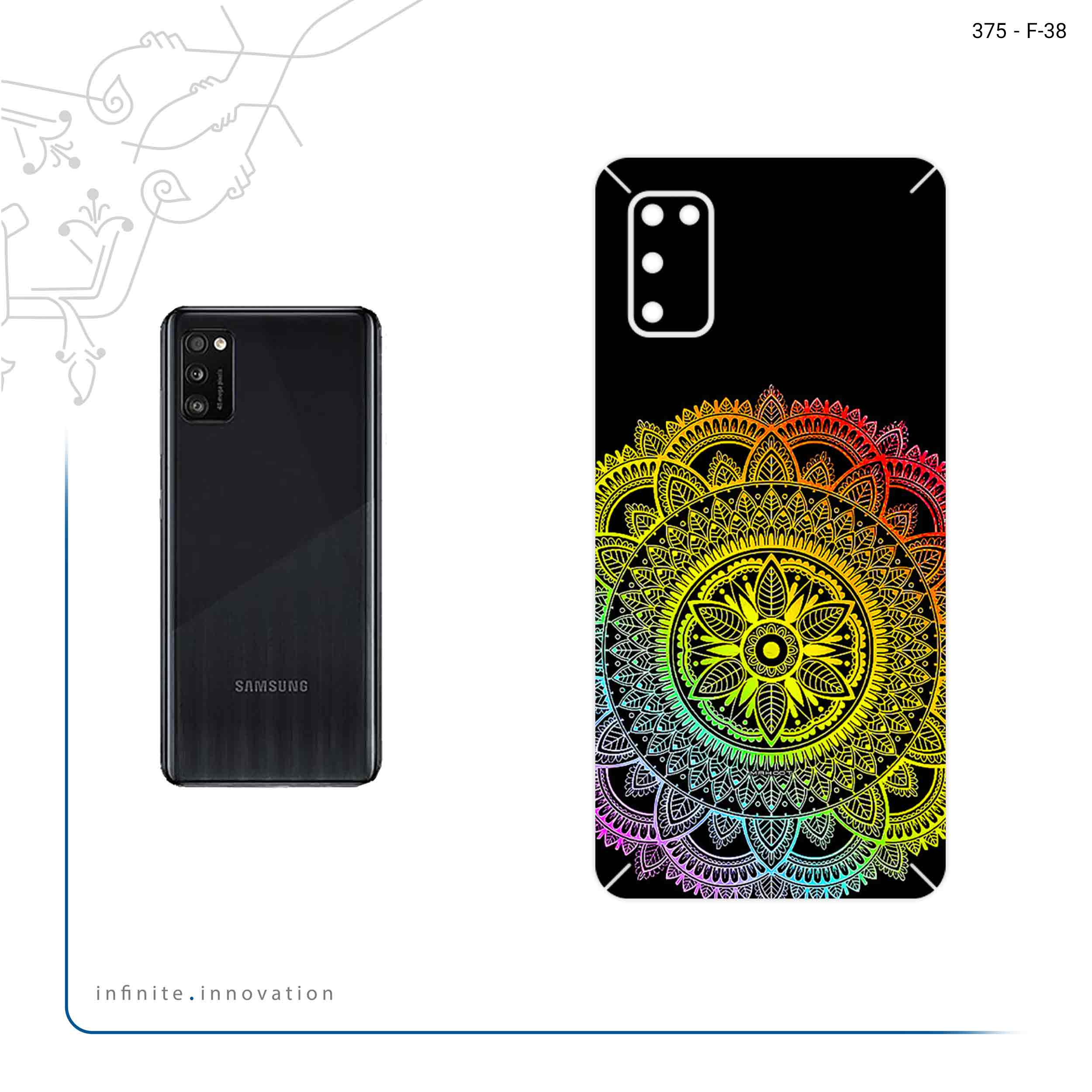 برچسب پوششی ماهوت مدل Mandala Design 4 مناسب برای گوشی موبایل سامسونگ Galaxy A41