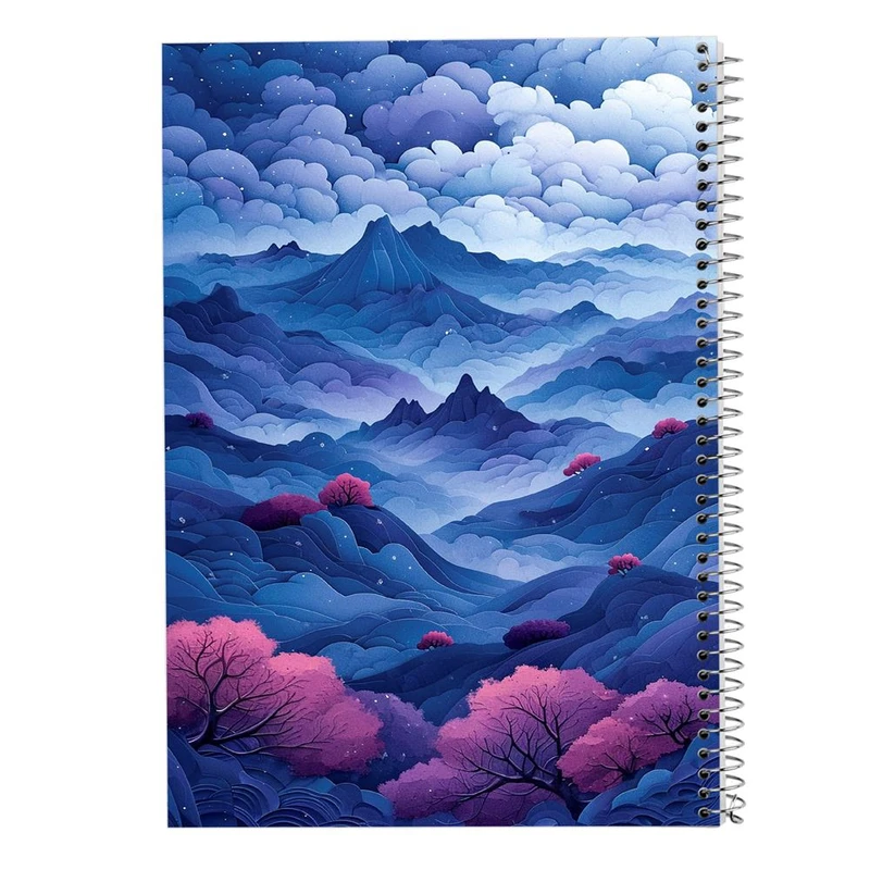 دفتر ژورنال نویسی 50 برگ مدوپد مدل نقطه ای طرح طبیعت کد DF15368