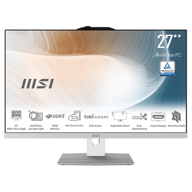 کامپیوتر همه کاره 27 اینچ ام اس آی مدل AM272P 1M-Core 3 100U-8GB DDR5 4800MHz-1TB SSD-IPS
