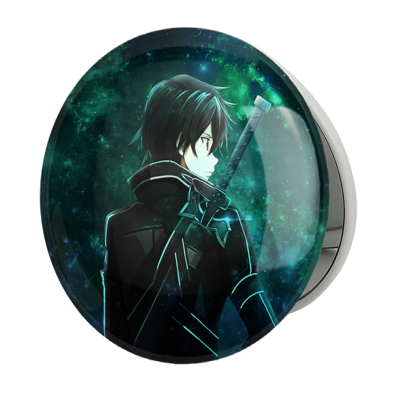 آینه جیبی خندالو طرح انیمه هنر شمشیر زنی آنلاین مدل تاشو کد 12073 