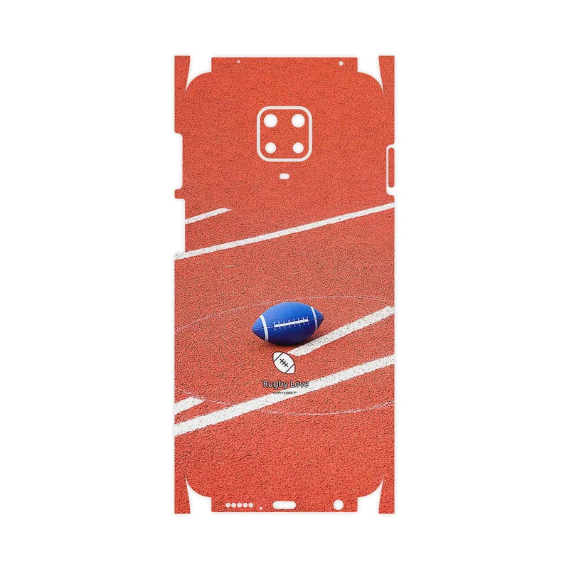 برچسب پوششی ماهوت مدل Rugby football-FullSkin مناسب برای گوشی موبایل شیائومی Redmi Note 9 Pro